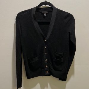 J. CREW Black Cardigan